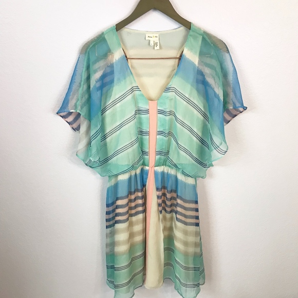 Anthropologie Meadow Rue Decatur Striped Dress - Picture 2 of 7